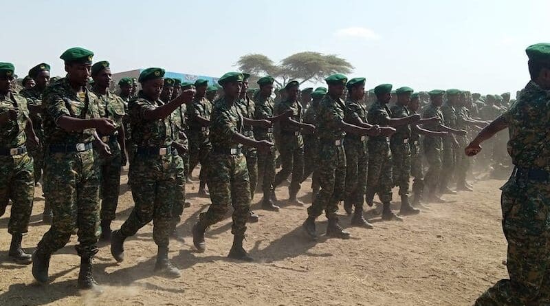 Oromian regional forces in Ethiopia. Photo Credit: BULE HORA WOREDA POLICE