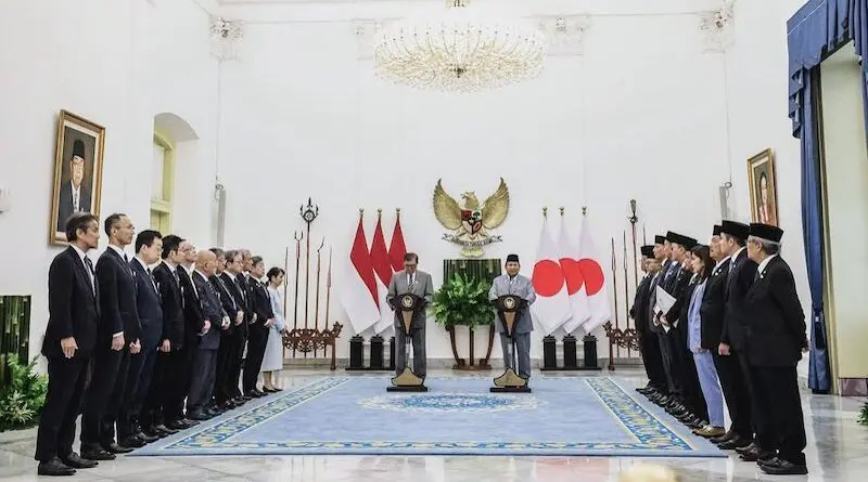 Japan's Prime Minister Shigeru Ishiba with Indonesia's President Prabowo Subianto. Photo Credit: Prabowo Subianto, X