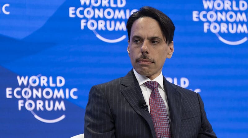 Saudi Arabia's Foreign Minister Prince Faisal bin Farhan at Davos. Photo Credit: World Economic Forum / Gabriel Lado