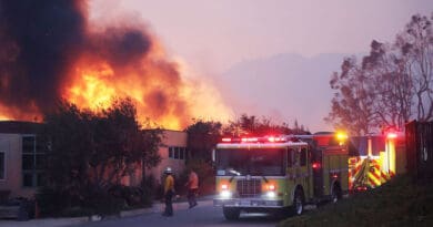 Fire in Los Angeles, California. Photo Credit: CALFIRE, Flickr