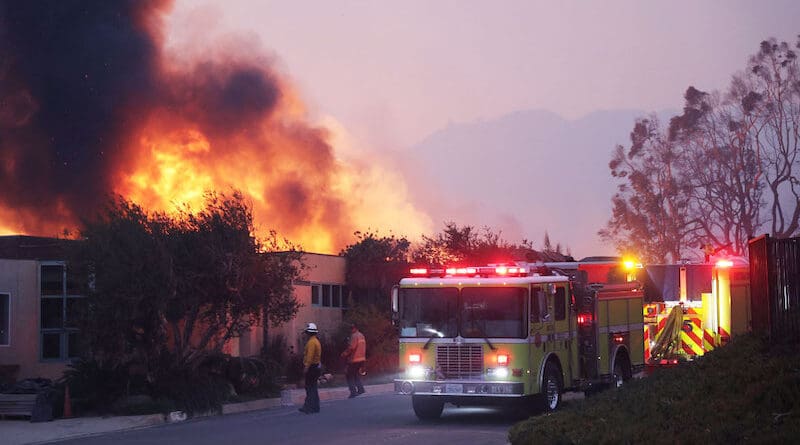 Fire in Los Angeles, California. Photo Credit: CALFIRE, Flickr