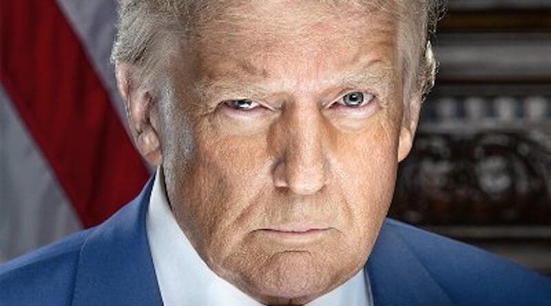 Portrait of US President Donald J. Trump