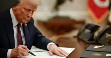 US President Donald Trump signing executive order. Photo Credit: POTUS, X