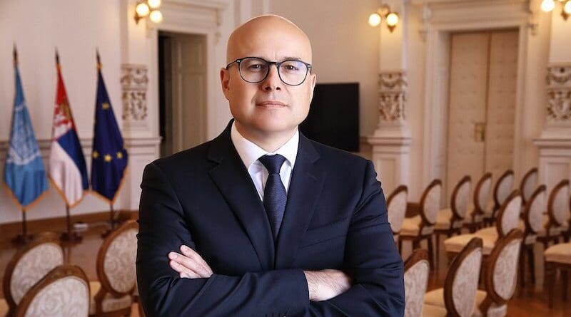 File photo of Serbia's Prime Minister Milos Vucevic. Photo Credit: Milos Vucevic, Wikimedia Commons