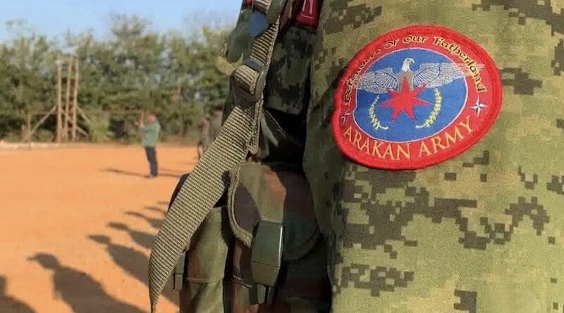 The official logo of the Arakan Army. (RFA)