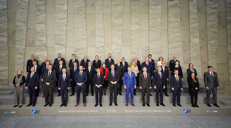 Family photo of Meeting of NATO Ministers of Defence, Brussels. Photo Credit: NATO