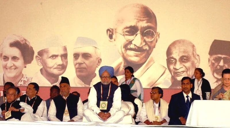 Dr Manmohan Singh at the 83rd Congress plenary session at Burari on 10 December 2010. Photo Credit: Indian National Congress