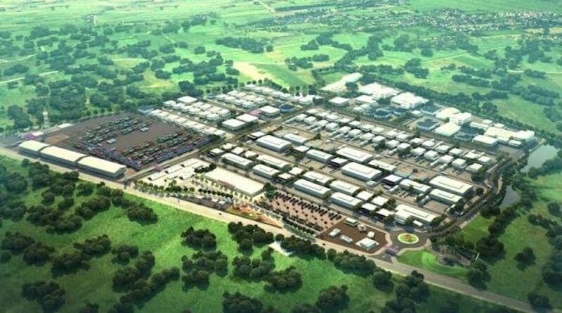 Illustration of planned Dhabeji Special Economic Zone in Pakistan. Photo Credit: CPEC