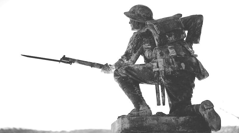 file photo statue soldier