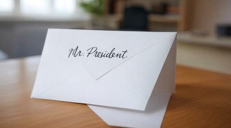 open letter mr president