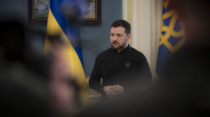 Ukraine's President Volodymyr Zelenskyy. Photo Credit: Ukrainian Presidential Press Service