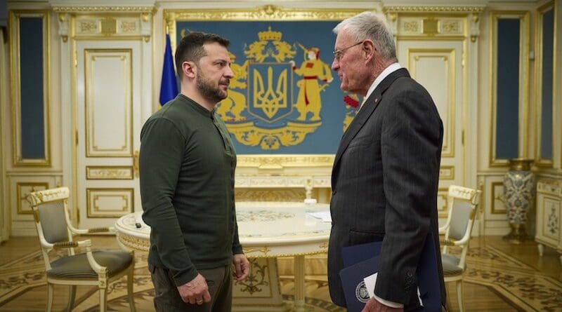 Ukraine's President Volodymyr Zelenskyy with US Special Envoy for Ukraine and Russia Keith Kellogg. Photo Credit: Ukrainian Presidential Press Service