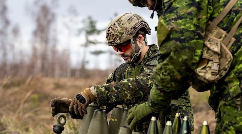 Canadian Armed Forces in Latvia. Photo Credit: Canadian Armed Forces
