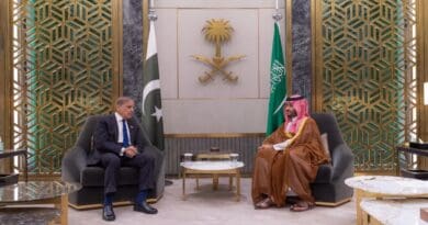 Pakistan’s Prime Minister Muhammad Shehbaz Sharif with Saudi Crown Prince Mohammed bin Salman. Photo Credit: SPA