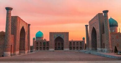 Registan Square, Samarkand. Photo Credit: Ehsan Haque, Pexels