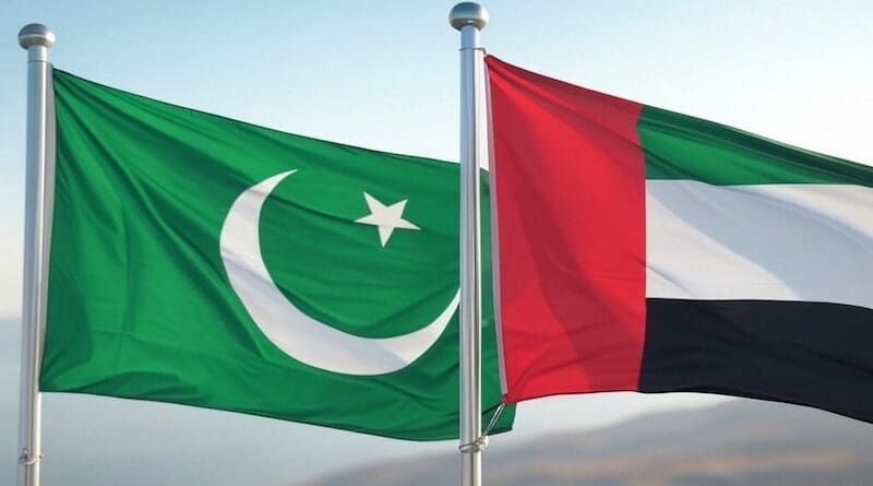 Flags of Pakistan and United Arab Emirates. Image: Grok