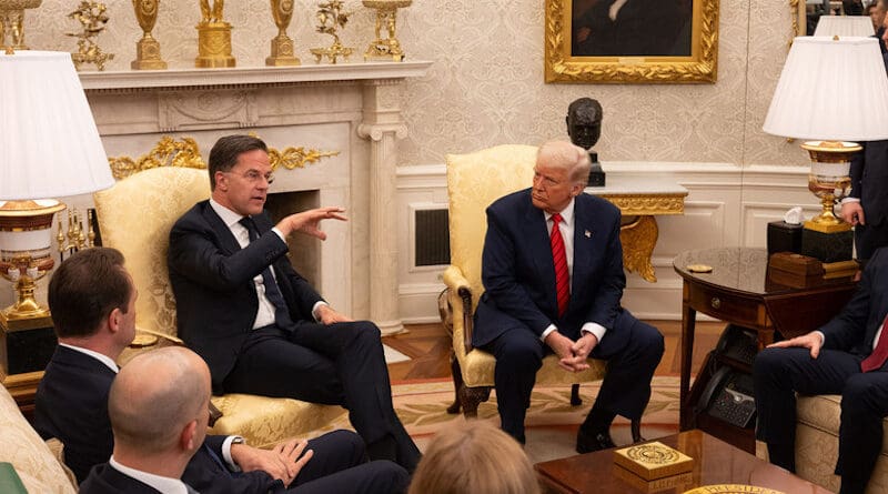NATO Secretary General Mark Rutte with the President of the United States of America, Donald J. Trump at the White House. Photo Credit: NATO