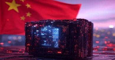 china flag Chinese digital artificial intelligence coding software