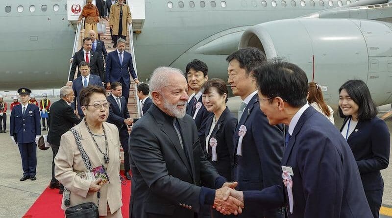 Brazil's President Luiz Inácio Lula da Silva arrives in Tokyo, Japan. Photo Credit: Ricardo Stuckert, PR, ABr