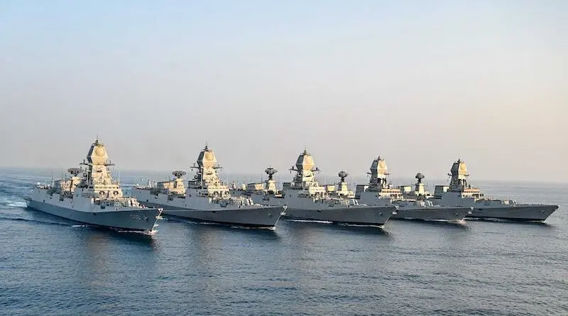 Indian Navy participates in Theatre Level Operational Readiness Exercise (TROPEX) 2025. Photo Credit: India Ministry of Defense