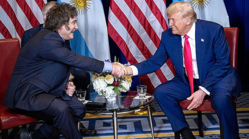 Argentina's President Javier Milei with US President Donald Trump. Photo Credit: White House, Flickr