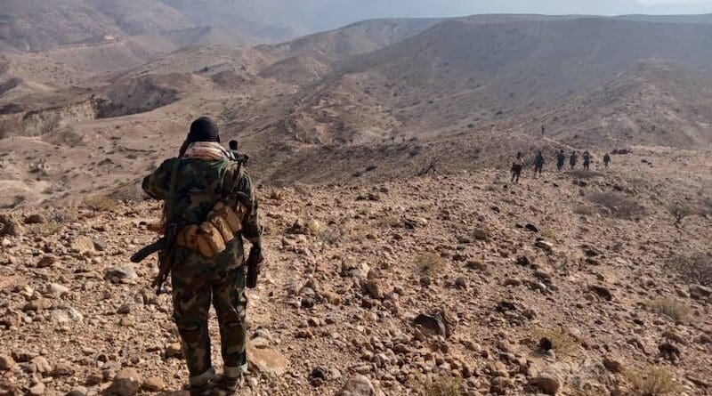 During Phase 2 of Operation Hilaac in February, Puntland Defence Forces destroyed several small Islamic State hideouts in remote parts of the Cal-Miskaad mountains. Photo Credit: PUNTLAND DEFENCE FORCES