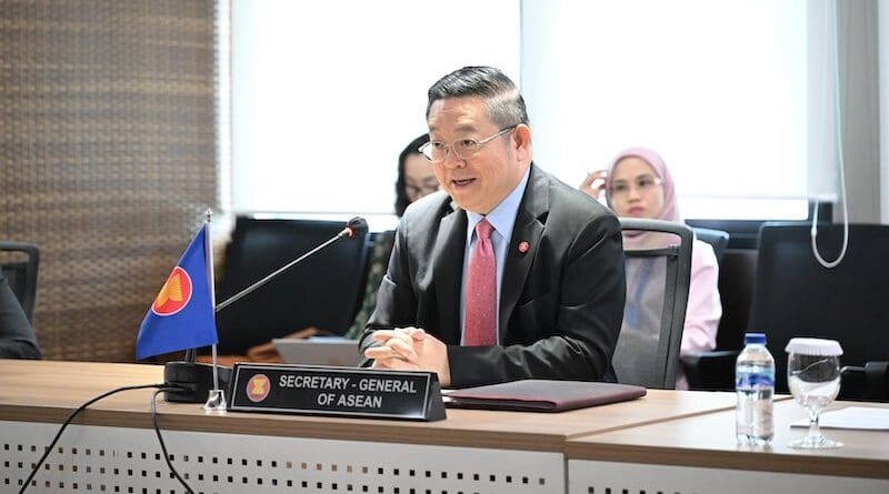 ASEAN Secretariat Secretary-General of ASEAN Dr. Kao Kim Hourn. Photo Credit: ASEAN, X