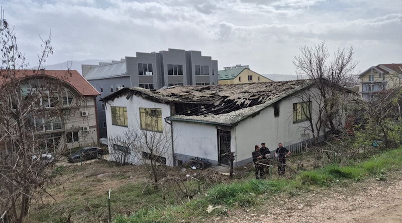 Remains of Pulse night club in Kochani, North Macedonia. Photo Credit: Toshe Ognjanov, VOA, Wikipedia Commons