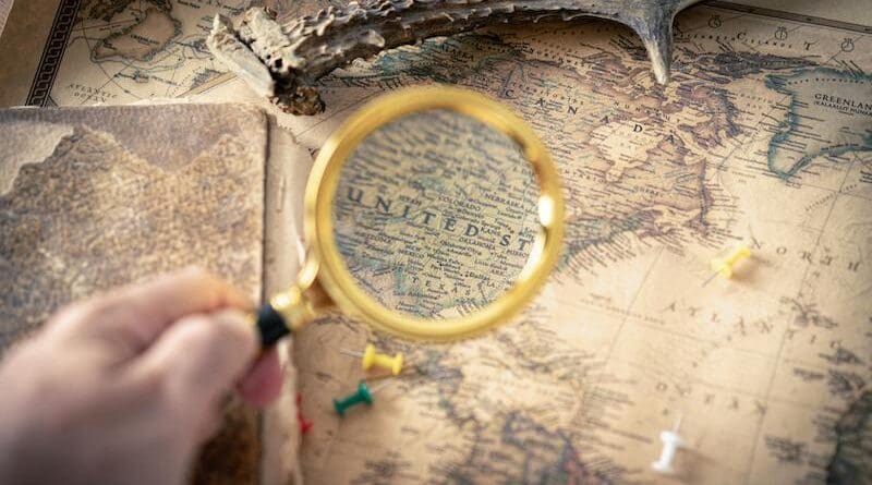 map united states canada North America