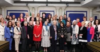 Some of the attendees at the International Women's Day conference in Paris (photo supplied)