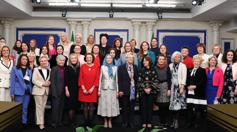 Some of the attendees at the International Women's Day conference in Paris (photo supplied)