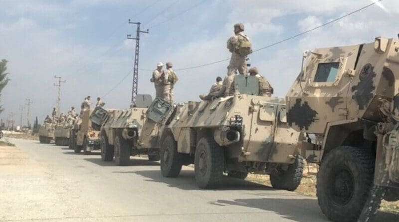 The Lebanese army enters the town of Hawsh Al-Sayyid Ali, on Lebanon’s eastern border with Syria. (X/@mdbarakat)