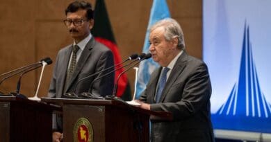 Md. Towhid Hossain, Foreign Adviser of the People's Republic of Bangladesh, with UN Secretary General António Guterres. Photo Credit: António Guterres, X