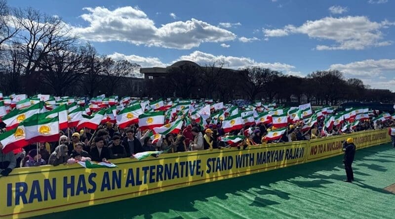 Protest against the Iranian regime. (photo supplied)