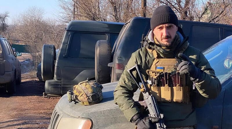 Ruslan Dobrytskyi is a Ukrainian Protestant and a platoon commander in the unmanned systems battalion of the 23rd Separate Mechanized Brigade. Photo Credit: David Kirichenko