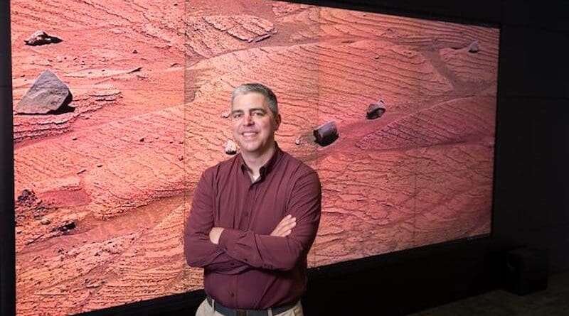 Ben Tutolo, associate professor in the Department of Earth, Energy and Environment in the Faculty of Science at the University of Calgary, is the lead researcher on a paper about Mars. Tutolo is a participating scientist on the NASA Mars Science Laboratory Curiosity Rover team. CREDIT: University of Calgary 2025 Riley Brandt/University of Calgary