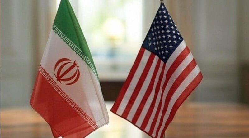 Flags of Iran and United States. Photo Credit: Tasnim News Agency