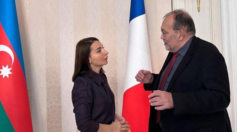 Former Member of Parliament of France, Jérôme Lambert and Leyla Abdullayeva, Ambassador of Azerbaijan in France.