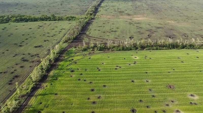 Impact of war in Ukraine on landscape. Photo Credit: European Commission, Joint Research Centre (JRC)