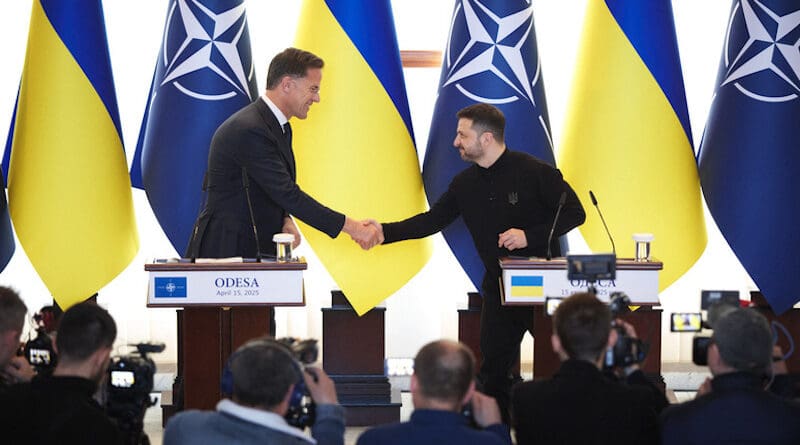 NATO Secretary General Mark Rutte with President Volodymyr Zelenskyy in Odesa, Ukraine. Photo Credit: NATO