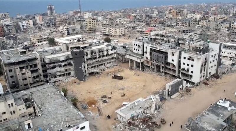 A hospital in Gaza City damaged during the ongoing conflict. Photo Credit: © WHO
