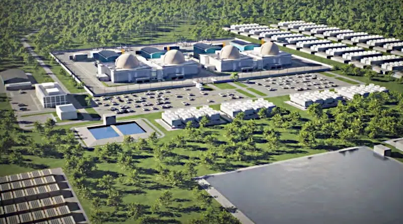 A rendering of the proposed Peace River plant (Image: Energy Alberta)