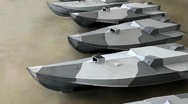 Ukranian 'Sea Baby' USVs. Photo Credit: Ssu.gov.ua, Wikipedia Commons