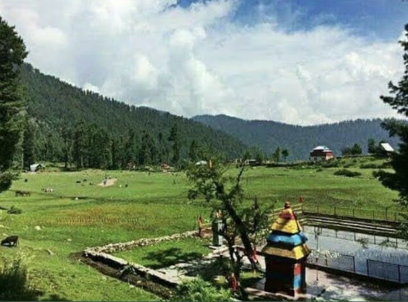 A God’s place in the open space in remote village Shirote of Kishtwar district in Jammu and Kashmir. Photo/Hakim Singh