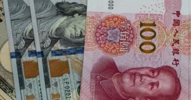 dollar yuan banknotes money currency trade china United States
