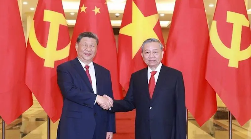 China's President Xi Jinping with Vietnam's General Secretary To Lam. Photo Credit: Vietnam government