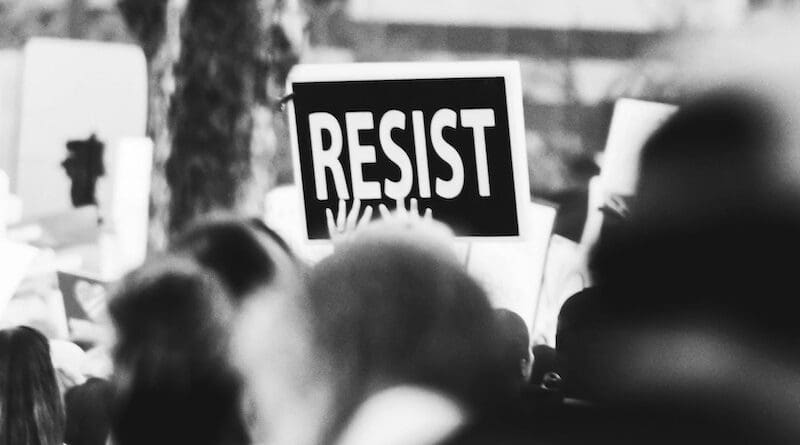 resist tyranny protest demonstration