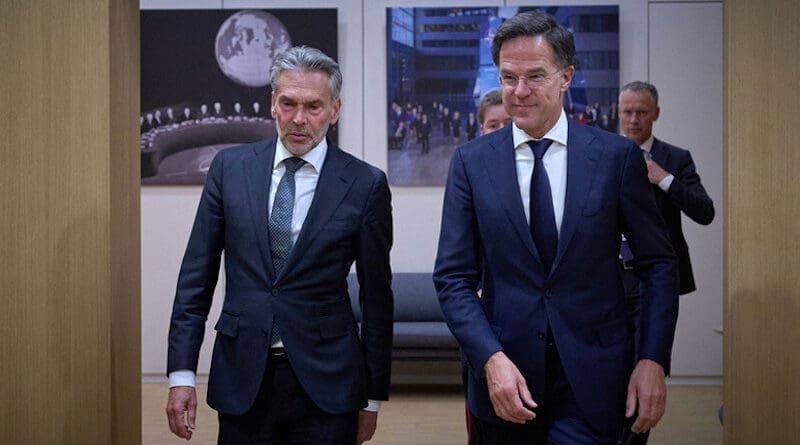 NATO Secretary General Mark Rutte meets with Dick Schoof, Prime Minister of the Netherlands. Photo Credit: NATO