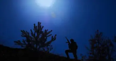 A Ukrainian soldier on patrol. Photo Credit: Ukraine Ministry of Defense