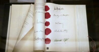 Austrian State Treaty signed 1955. Photo Credit: Thomas Ledl, Wikipedia Commons